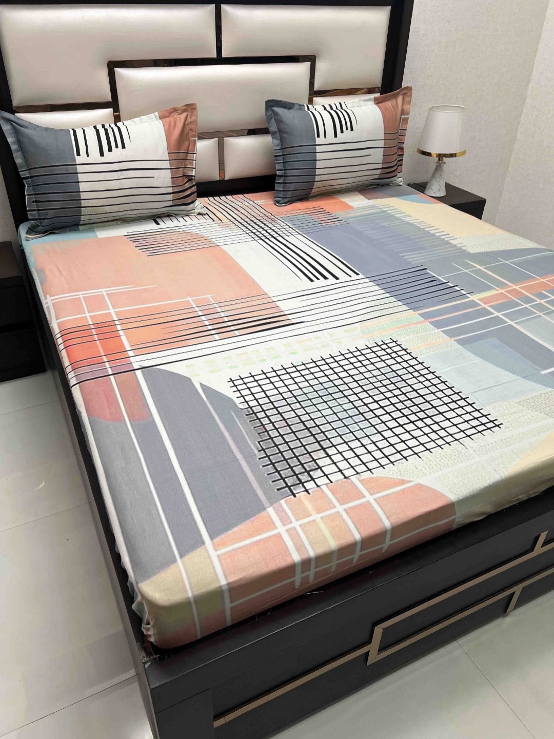 Pure Decor Cotton King Size Double Bed Bedsheet With 2 Pillow Covers 2.74m X 2.74m, Grey
Pure Decor Cotton King Size Double Bed Bedsheet With 2 Pillow Covers 2.74m X 2.74m, Grey