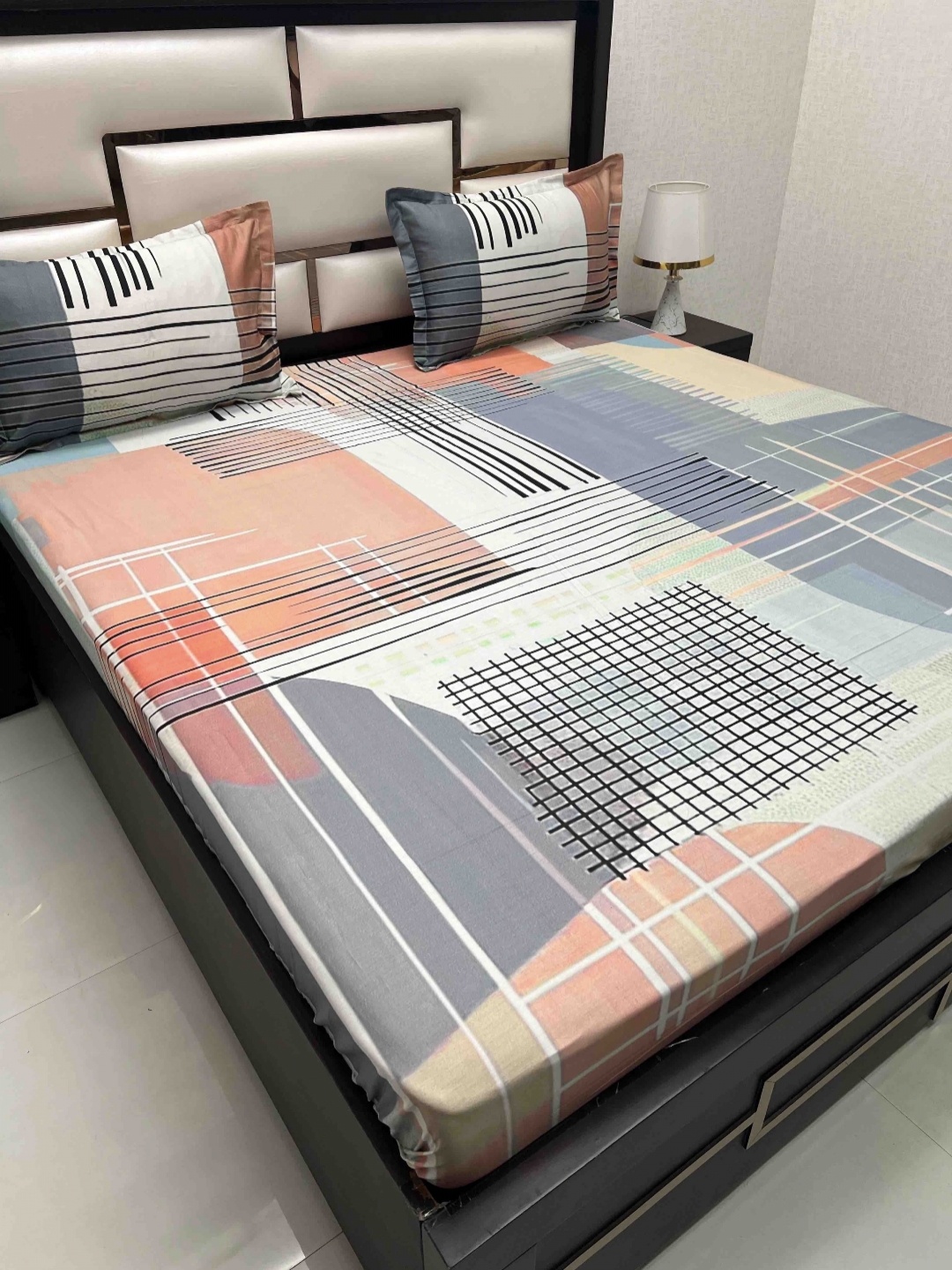 Pure Decor Cotton King Size Double Bedsheet With 2 Pillow Covers 2.74m X 2.74m, Grey
Pure Decor Cotton King Size Double Bedsheet With 2 Pillow Covers 2.74m X 2.74m, Grey
