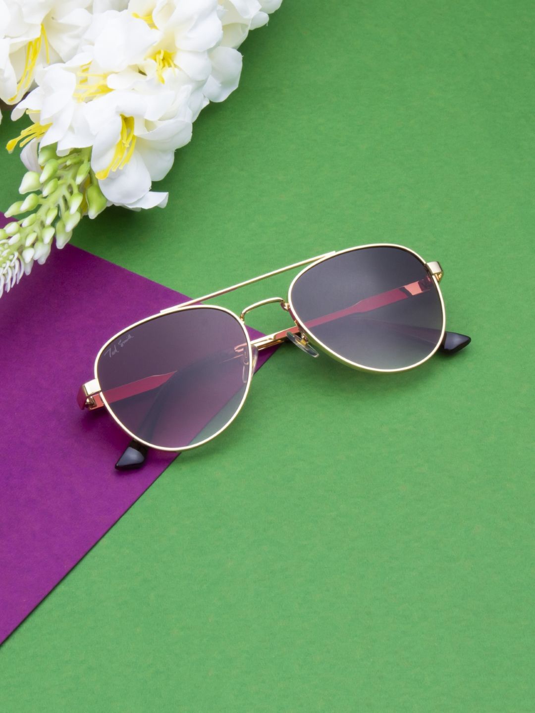 Ted Smith Unisex Aviator Sunglasses with UV Protected Lens FLYHIGH2.0_C3, Brown
Ted Smith Unisex Aviator Sunglasses with UV Protected Lens FLYHIGH2.0_C3, Brown