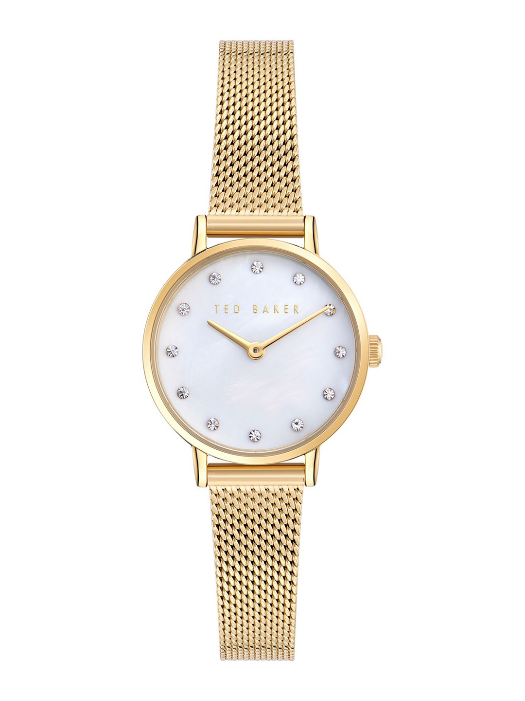 Ted Baker Women Mother of Pearl Dial & Stainless Steel Straps Analogue Watch BKPSTF4059I, White
Ted Baker Women Mother of Pearl Dial & Stainless Steel Straps Analogue Watch BKPSTF4059I, White