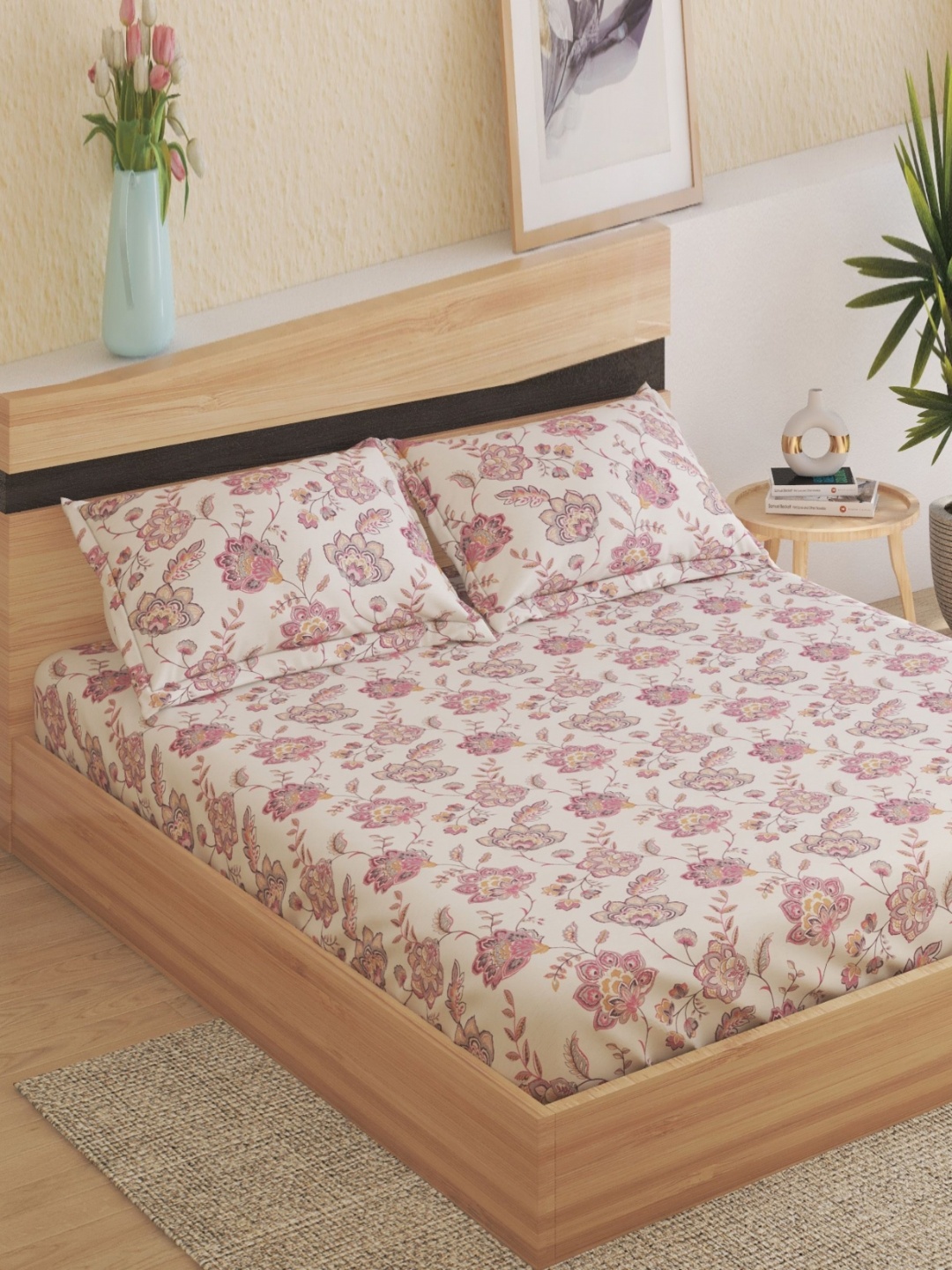 Home Centre Amaya Samara Off White Printed Cotton 144 TC King Bedsheet Set 2.74 x 2.74m
Home Centre Amaya Samara Off White Printed Cotton 144 TC King Bedsheet Set 2.74 x 2.74m