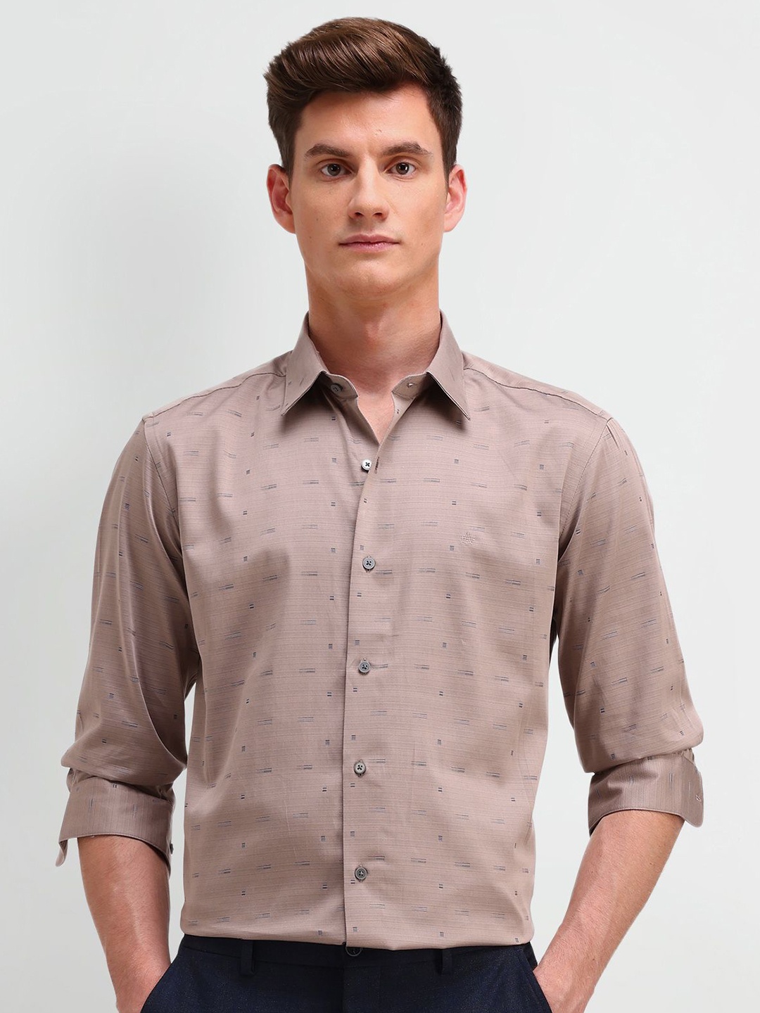 Arrow New York Men Manhattan Micro Ditsy Printed Cotton Slim Fit Casual Shirt, Brown
Arrow New York Men Manhattan Micro Ditsy Printed Cotton Slim Fit Casual Shirt, Brown