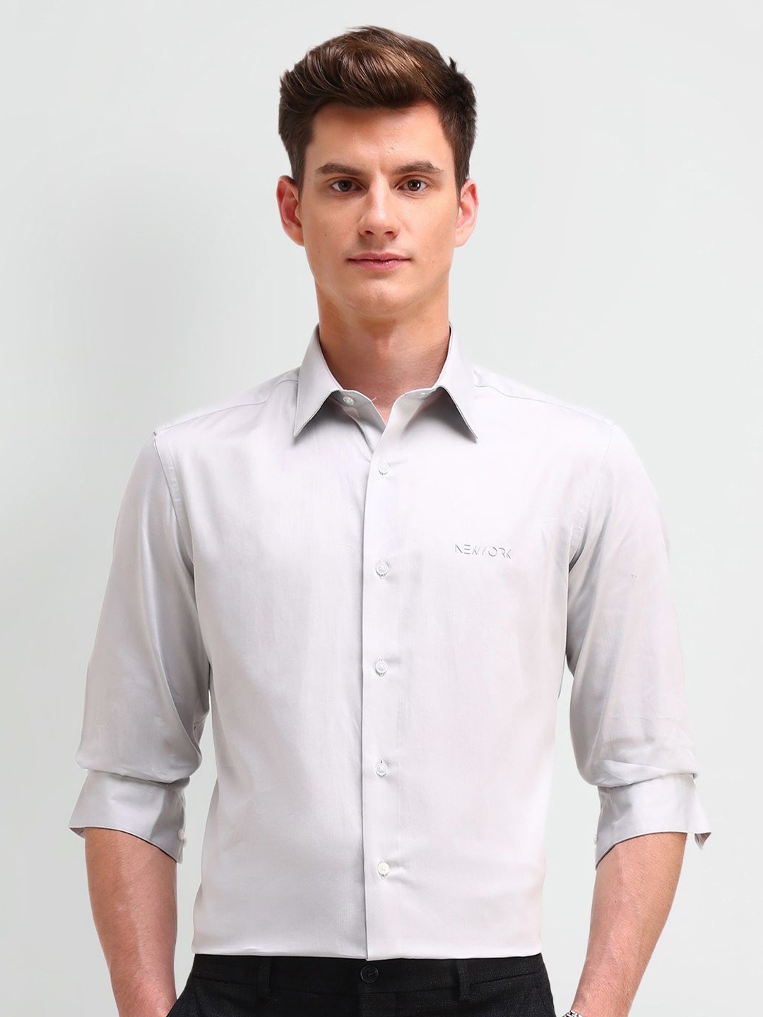 Arrow New York Men Manhattan Spread Collar Solid Cotton Slim Fit Casual Shirt, White
Arrow New York Men Manhattan Spread Collar Solid Cotton Slim Fit Casual Shirt, White