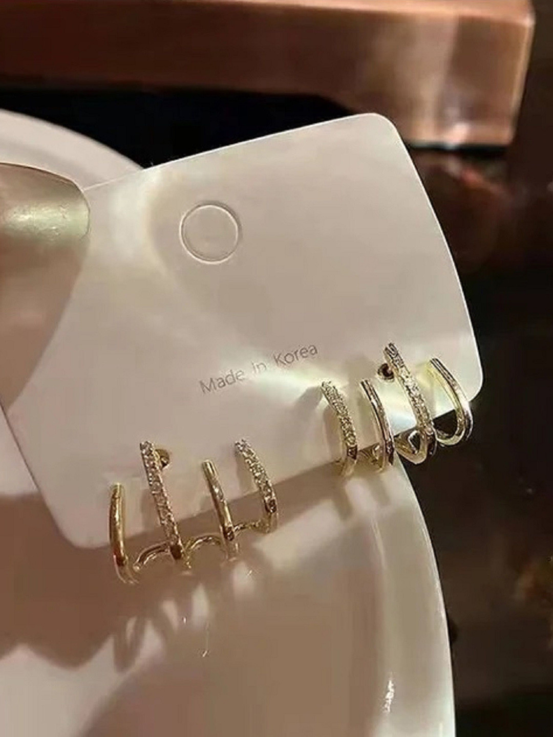 TANLOOMS Contemporary Studs Earrings, Gold
TANLOOMS Contemporary Studs Earrings, Gold