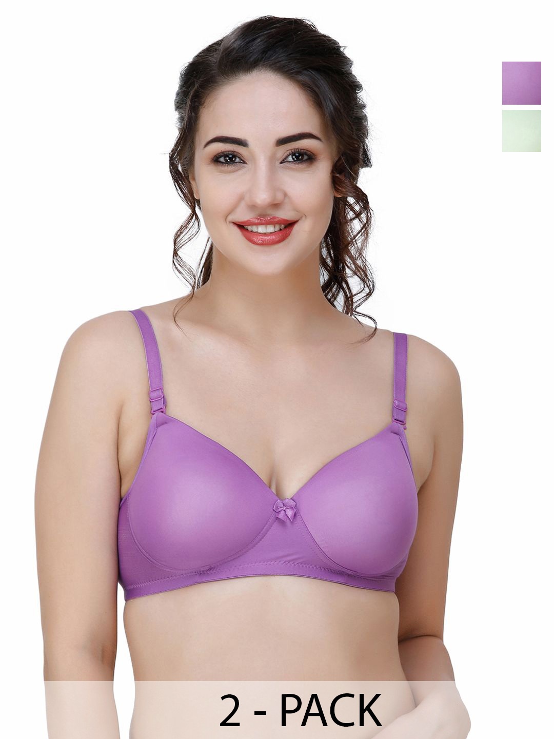 College Girl -Women Full Coverage Lightly Padded All Day Comfort T-shirt Bra, Green
College Girl -Women Full Coverage Lightly Padded All Day Comfort T-shirt Bra, Green