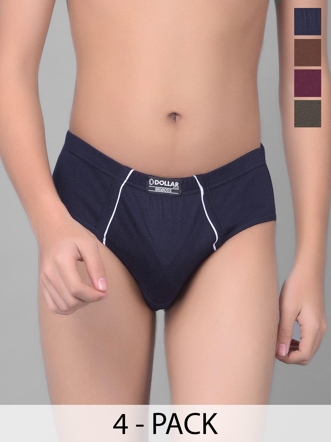 Dollar Bigboss Boys Pack Of 4 Anti-Microbial Anti-Odour Basic Brief MBKBR-03-MDSUE-PO4-CO2, Black
Dollar Bigboss Boys Pack Of 4 Anti-Microbial Anti-Odour Basic Brief MBKBR-03-MDSUE-PO4-CO2, Black