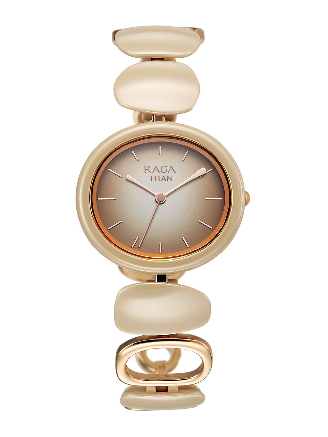 Titan Women Brass Printed Dial & Bracelet Style Straps Analogue Watch 95146KD03, Brown
Titan Women Brass Printed Dial & Bracelet Style Straps Analogue Watch 95146KD03, Brown