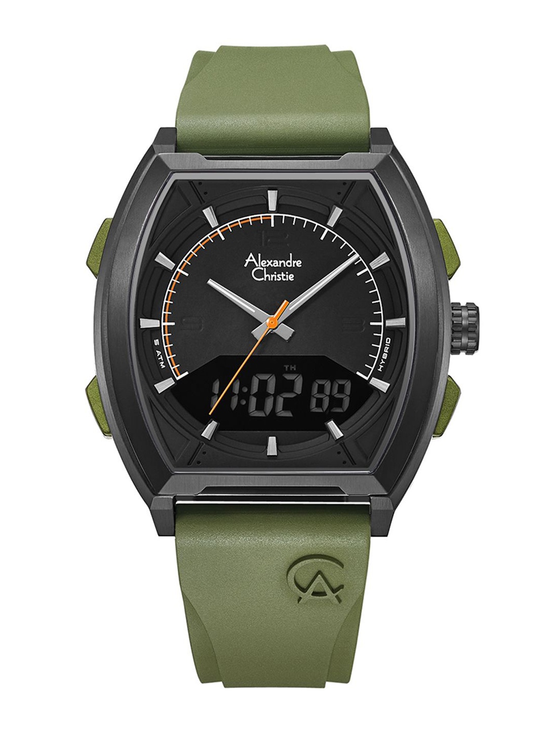 Alexandre Christie Hybrid Men Dial & Straps Analogue Watch 9390MHRIPBAGN, Green
Alexandre Christie Hybrid Men Dial & Straps Analogue Watch 9390MHRIPBAGN, Green
