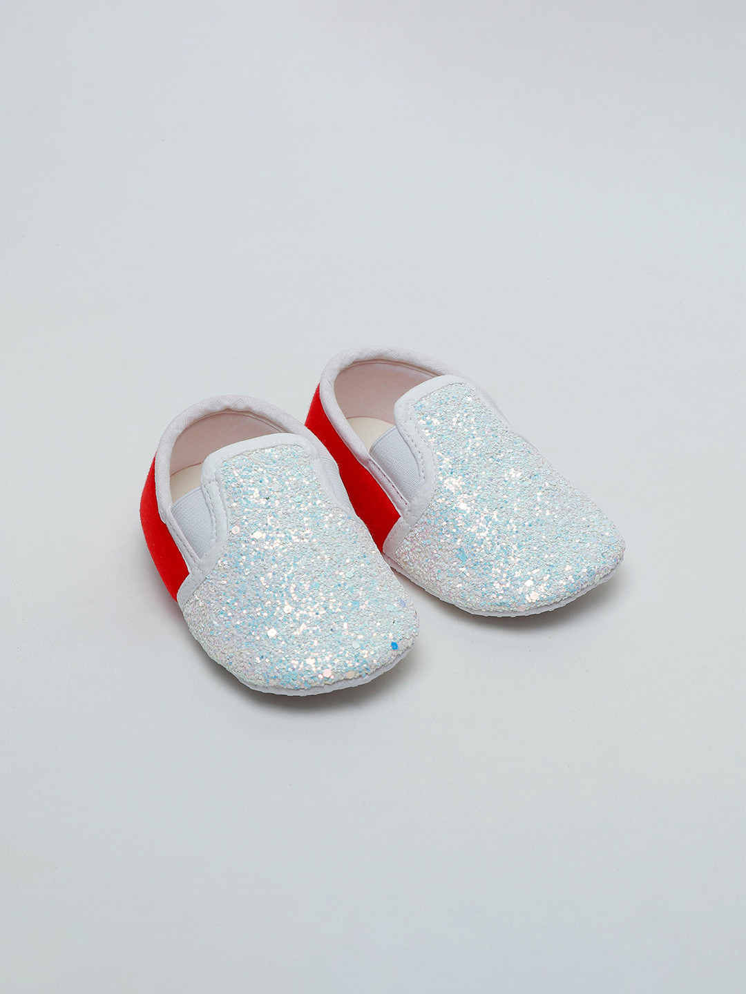 BAESD Girls Cotton Booties, Silver 
BAESD Girls Cotton Booties, Silver