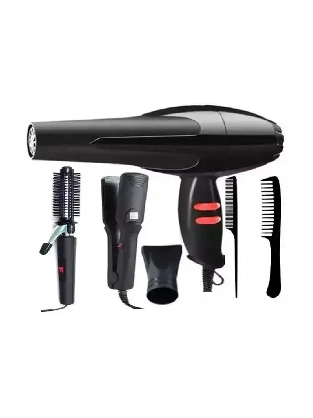 UKSTYLZ 1500 Watts Hair Dryer, 522 Straightener & 471B Curler & 2 Tail Comb Combo, Black
UKSTYLZ 1500 Watts Hair Dryer, 522 Straightener & 471B Curler & 2 Tail Comb Combo, Black