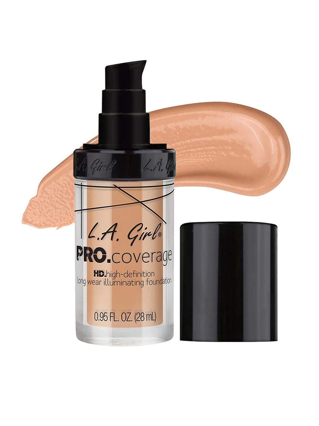 L.A Girl Pro Coverage HD Long Wear Illuminating Foundation - Porcelain GLM643, Beige
L.A Girl Pro Coverage HD Long Wear Illuminating Foundation - Porcelain GLM643, Beige