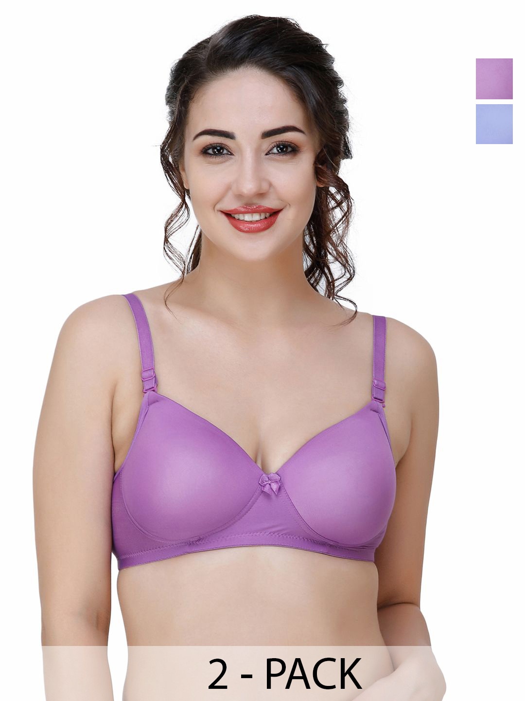College Girl -Women Full Coverage Lightly Padded All Day Comfort T-shirt Bra, Purple
College Girl -Women Full Coverage Lightly Padded All Day Comfort T-shirt Bra, Purple