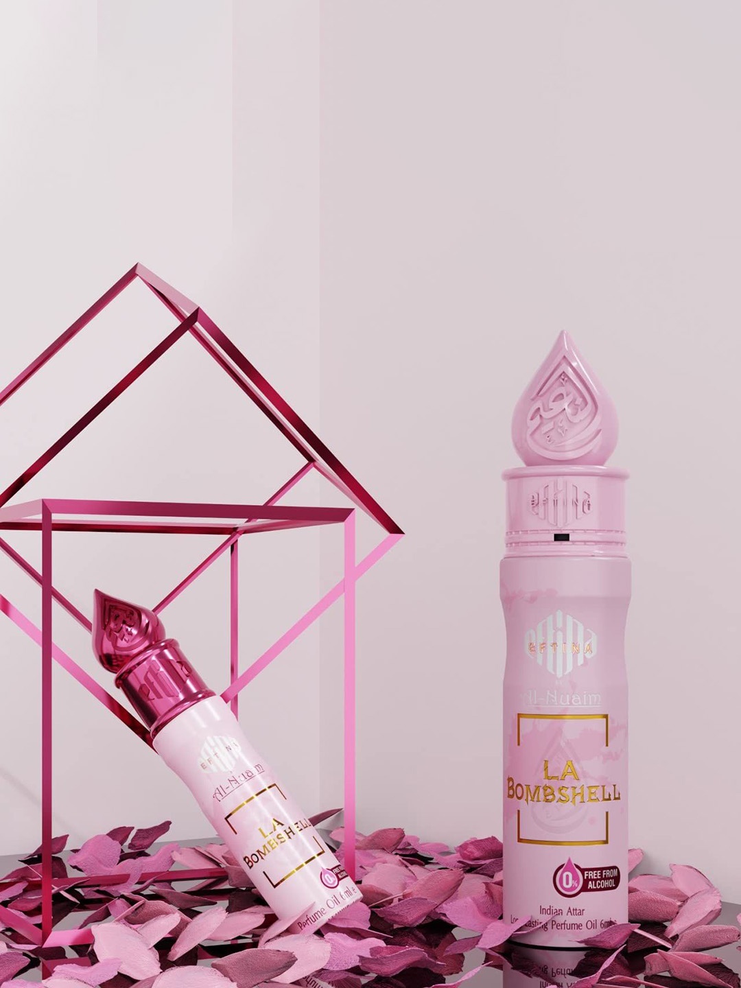 Al-Nuaim Women La Bomshell Alcohol-Free Long Lasting Attar - 6 ml, Pink
Al-Nuaim Women La Bomshell Alcohol-Free Long Lasting Attar - 6 ml, Pink