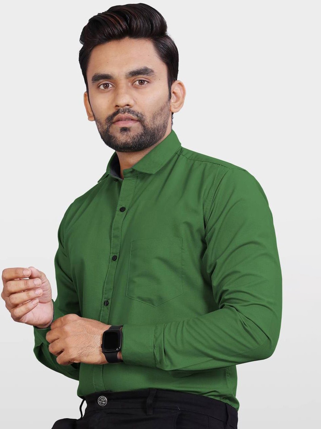 Metronaut Men India Slim Spread Collar Solid Slim Fit Formal Shirt, Fluorescent green
Metronaut Men India Slim Spread Collar Solid Slim Fit Formal Shirt, Fluorescent green