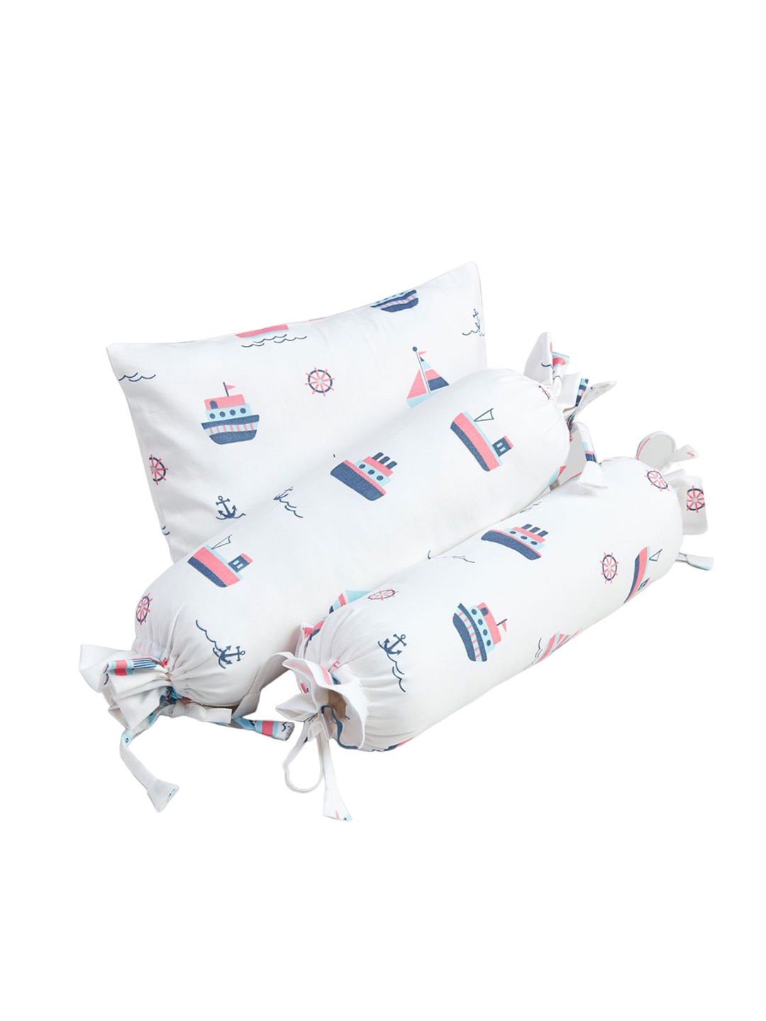 The White Cradle Kids 3-Pcs White & Blue Printed Breathable Pure Cotton Baby Pillow
The White Cradle Kids 3-Pcs White & Blue Printed Breathable Pure Cotton Baby Pillow