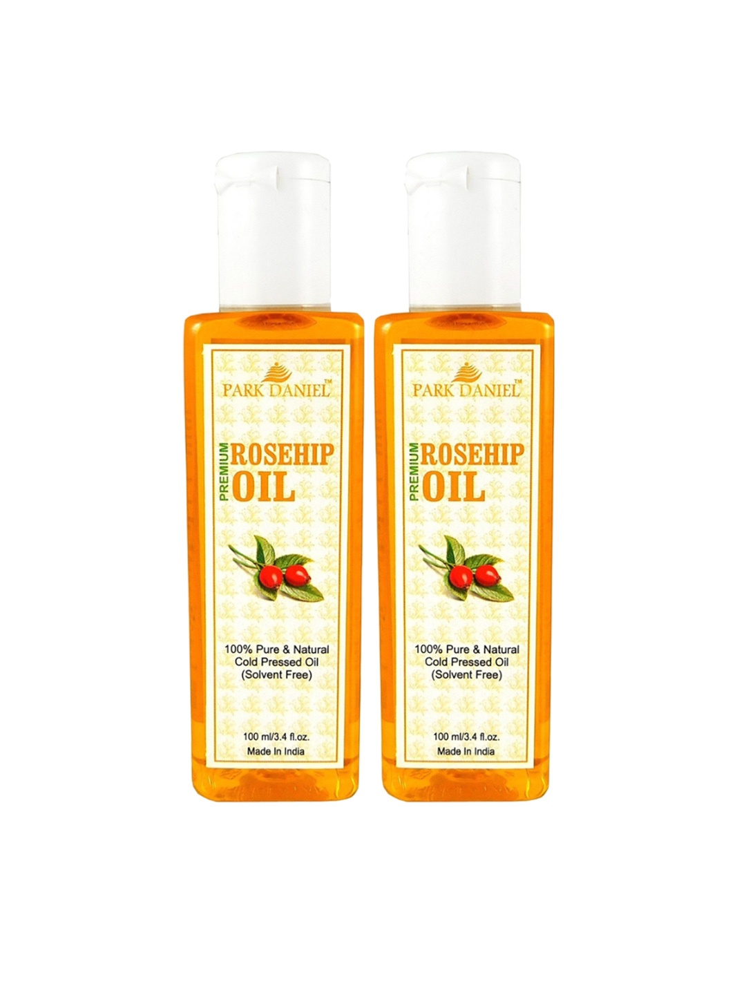 Park Daniel Set Of 2 100% Pure & Natural Cold Pressed Rosehip Oil - 100ml Each, Orange
Park Daniel Set Of 2 100% Pure & Natural Cold Pressed Rosehip Oil - 100ml Each, Orange