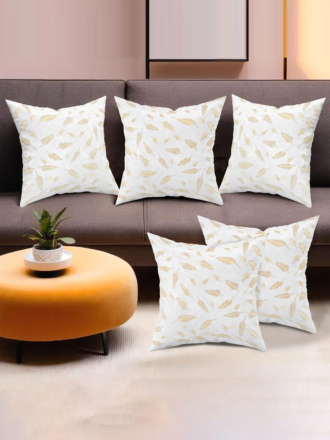 Kuber Industries White & Brown 5 Pieces Ethnic Motifs Printed Velvet Square Cushion Covers
Kuber Industries White & Brown 5 Pieces Ethnic Motifs Printed Velvet Square Cushion Covers