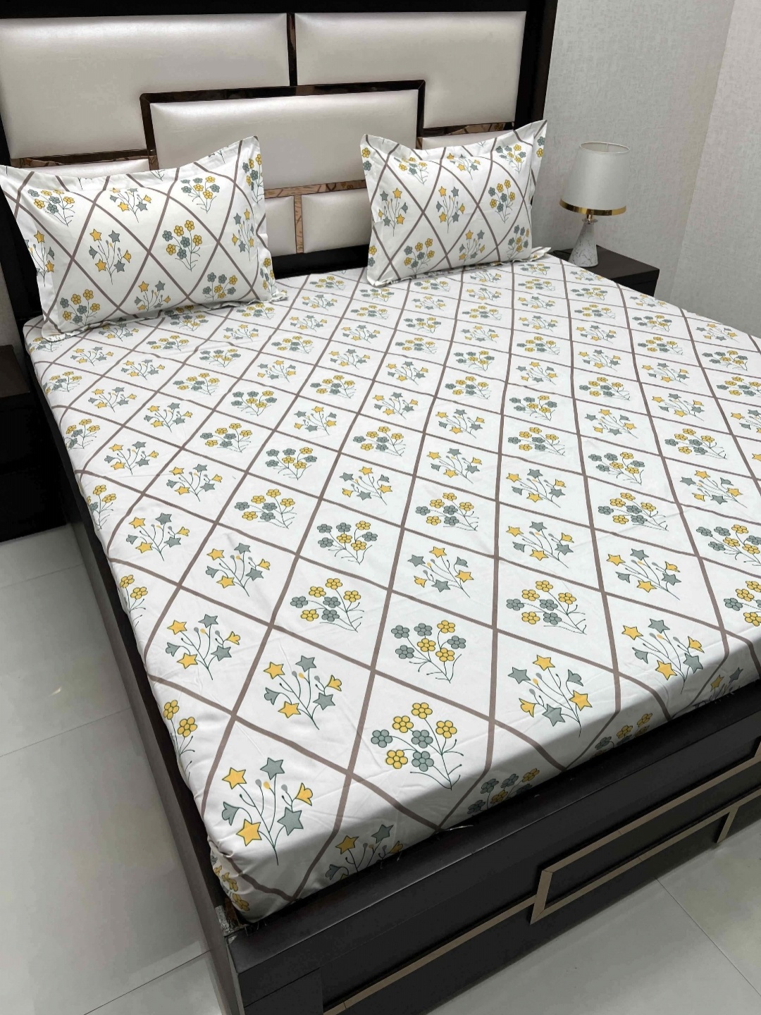 Pure Decor Queen Size Double Bedsheet With 2 Pillow Covers 2.28m X 2.54m, White
Pure Decor Queen Size Double Bedsheet With 2 Pillow Covers 2.28m X 2.54m, White