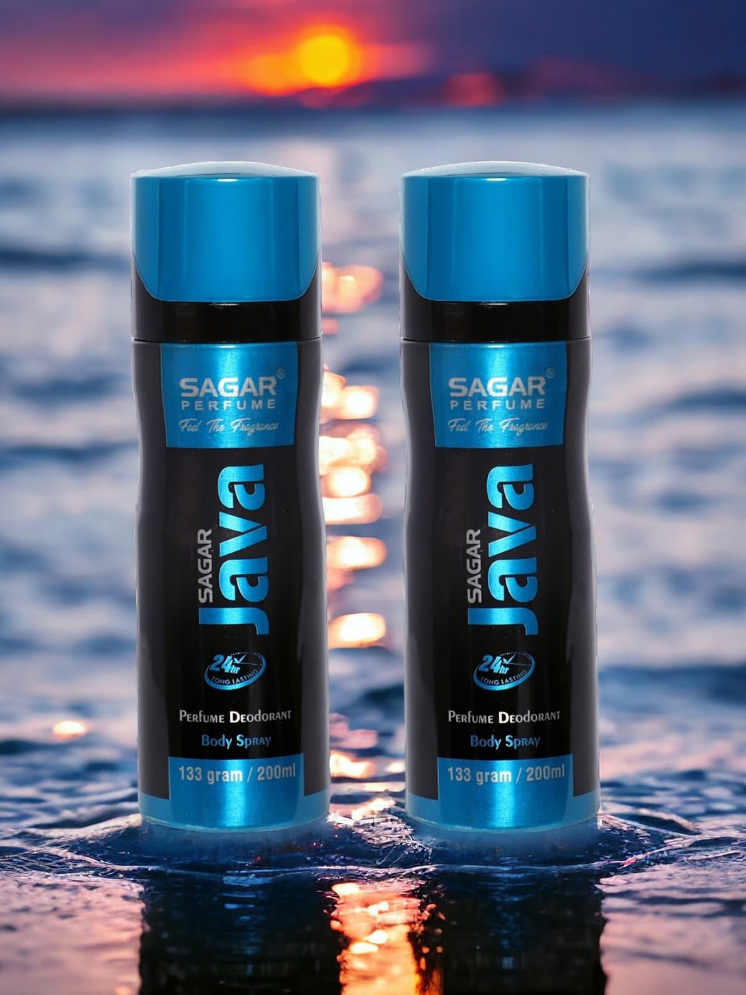 SAGAR PERFUMERY Set Of 4 Java Long Lasting Odour Control Deodorant - 200 ml Each, Black
SAGAR PERFUMERY Set Of 4 Java Long Lasting Odour Control Deodorant - 200 ml Each, Black