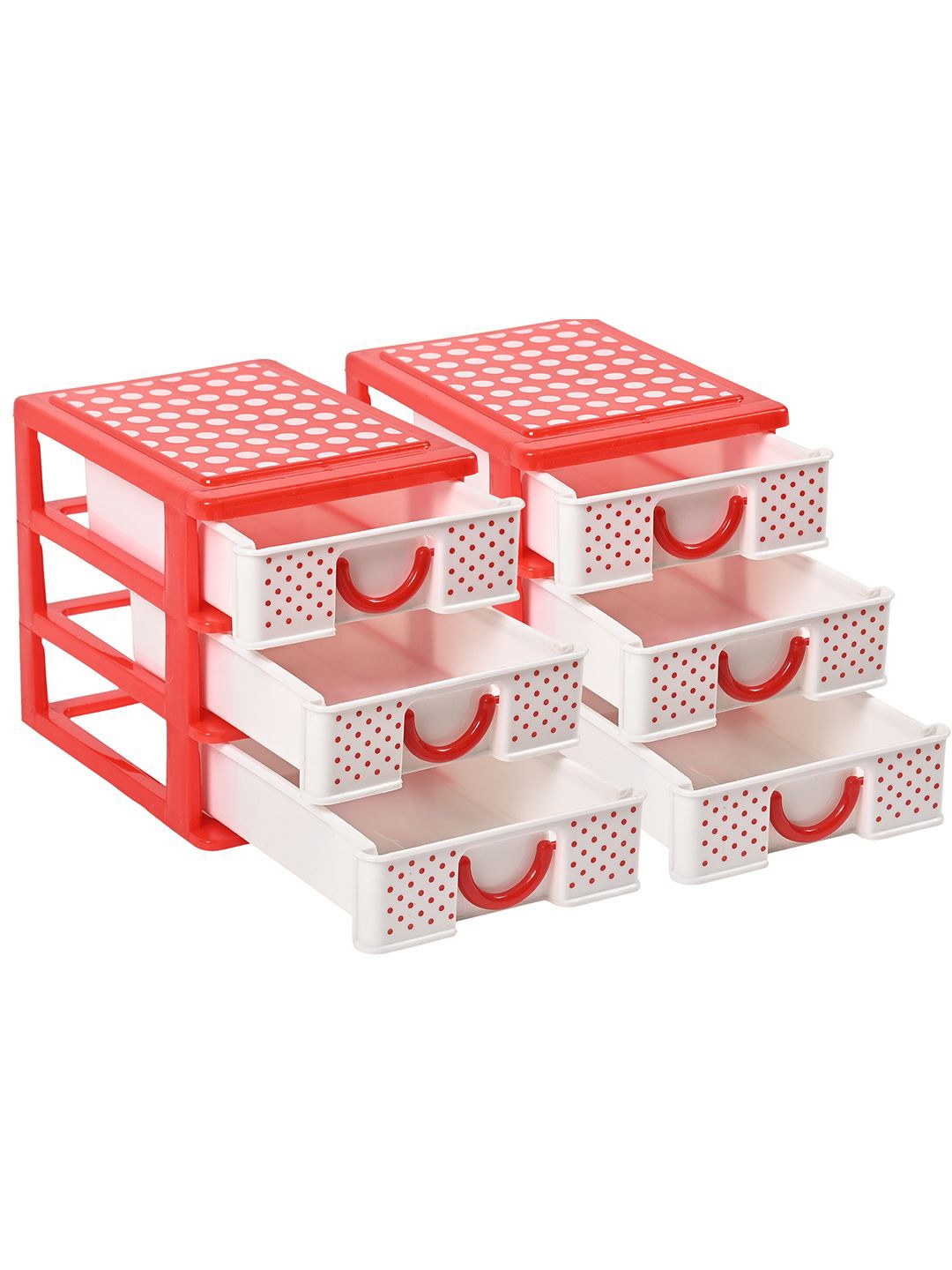 Kuber Industries White & Red 2 Pieces Reusable 3-Tier Desk Holder Drawer Organiser
Kuber Industries White & Red 2 Pieces Reusable 3-Tier Desk Holder Drawer Organiser