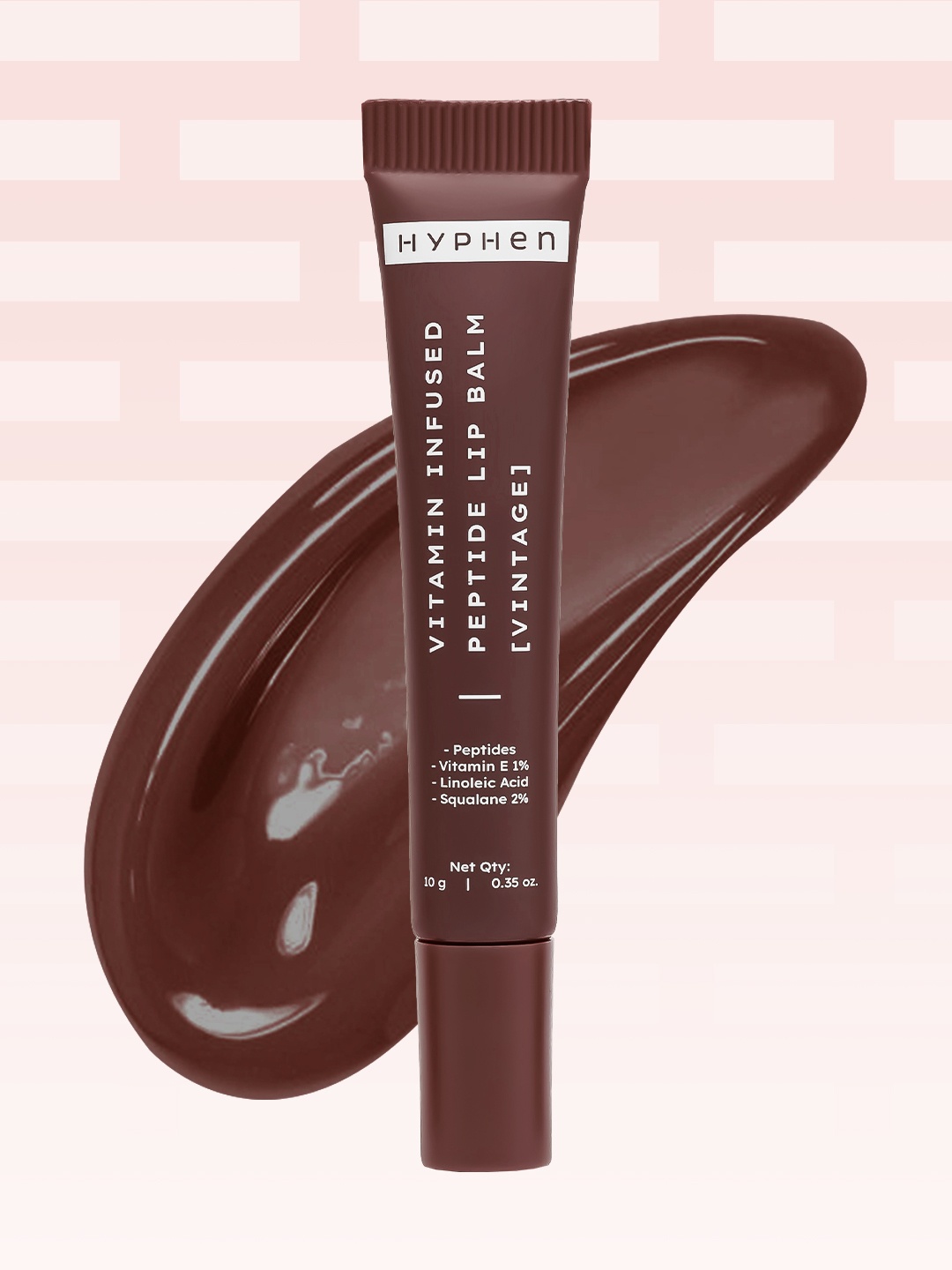 Hyphen Vitamin-Infused Peptide Lip Balm For 24 Hrs Moisturization 10g - Vintage, Burgundy
Hyphen Vitamin-Infused Peptide Lip Balm For 24 Hrs Moisturization 10g - Vintage, Burgundy