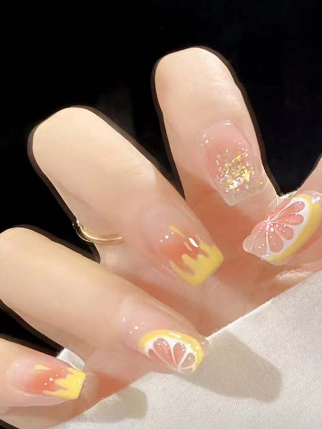 Secret Lives 24 Pieces Red Lemon With Glitter Design Nail Extensions - Red Lemon
Secret Lives 24 Pieces Red Lemon With Glitter Design Nail Extensions - Red Lemon