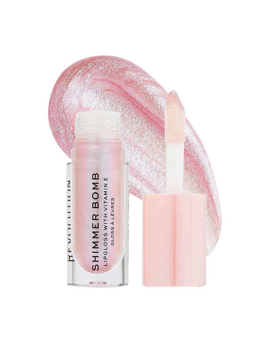 Makeup Revolution London Shimmer Bomb Lip Gloss with Vitamin E 4.5 ml - Sparkle Pink
Makeup Revolution London Shimmer Bomb Lip Gloss with Vitamin E 4.5 ml - Sparkle Pink