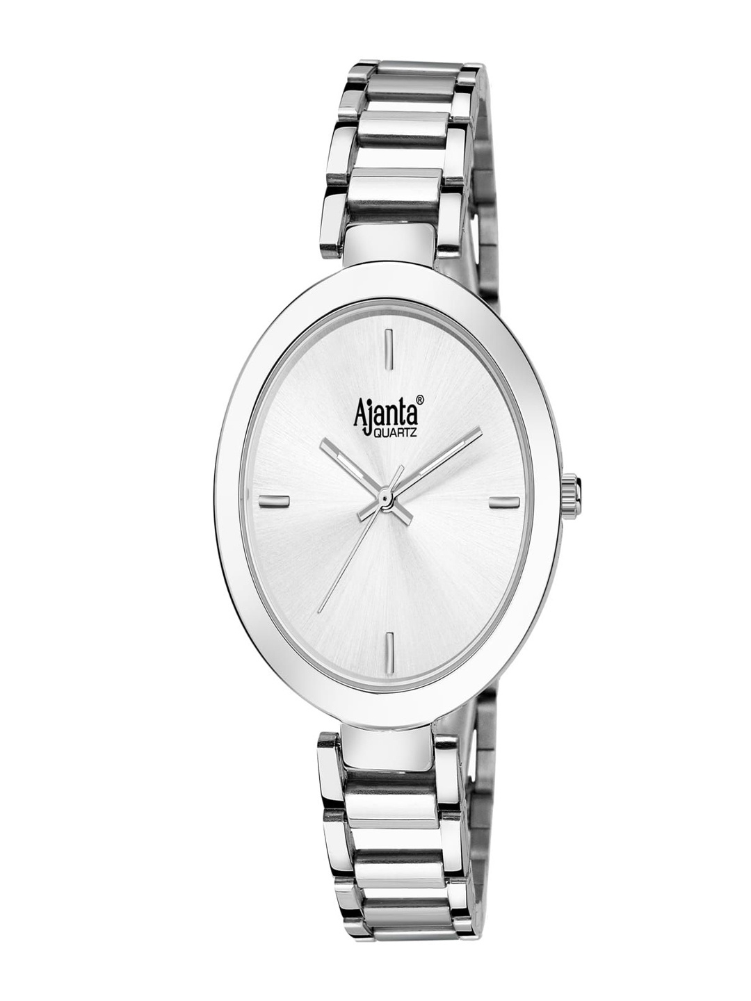 Ajanta Quartz Women Dial & Stainless Steel Straps Analogue Watch AWC043MSL SSL, Silver
Ajanta Quartz Women Dial & Stainless Steel Straps Analogue Watch AWC043MSL SSL, Silver