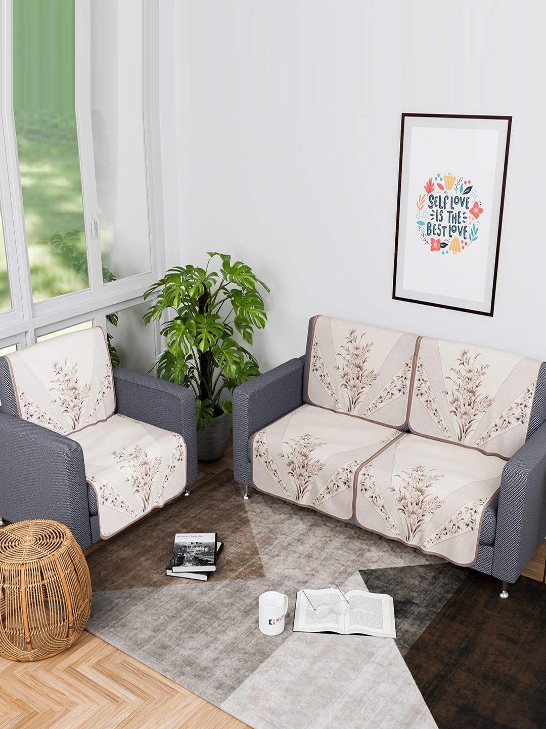 Kuber Industries Cream-Coloured & Brown 6 Pieces Printed 2+1 Seater Cotton Sofa Cover
Kuber Industries Cream-Coloured & Brown 6 Pieces Printed 2+1 Seater Cotton Sofa Cover