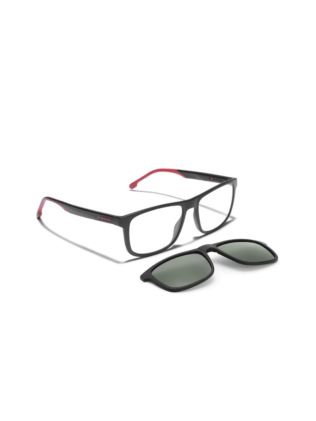 Carrera Men Clip-on Polarised and UV lens Square Sunglasses - CARRERA 8053/CS 003 55UC, Green
Carrera Men Clip-on Polarised and UV lens Square Sunglasses - CARRERA 8053/CS 003 55UC, Green