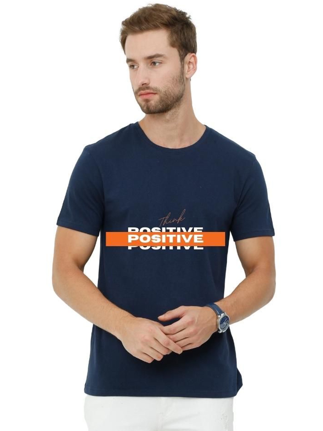 ECOLINE Clothing Men Bio Finish Typography Printed Round Neck Cotton T-shirt, Navy blue
ECOLINE Clothing Men Bio Finish Typography Printed Round Neck Cotton T-shirt, Navy blue