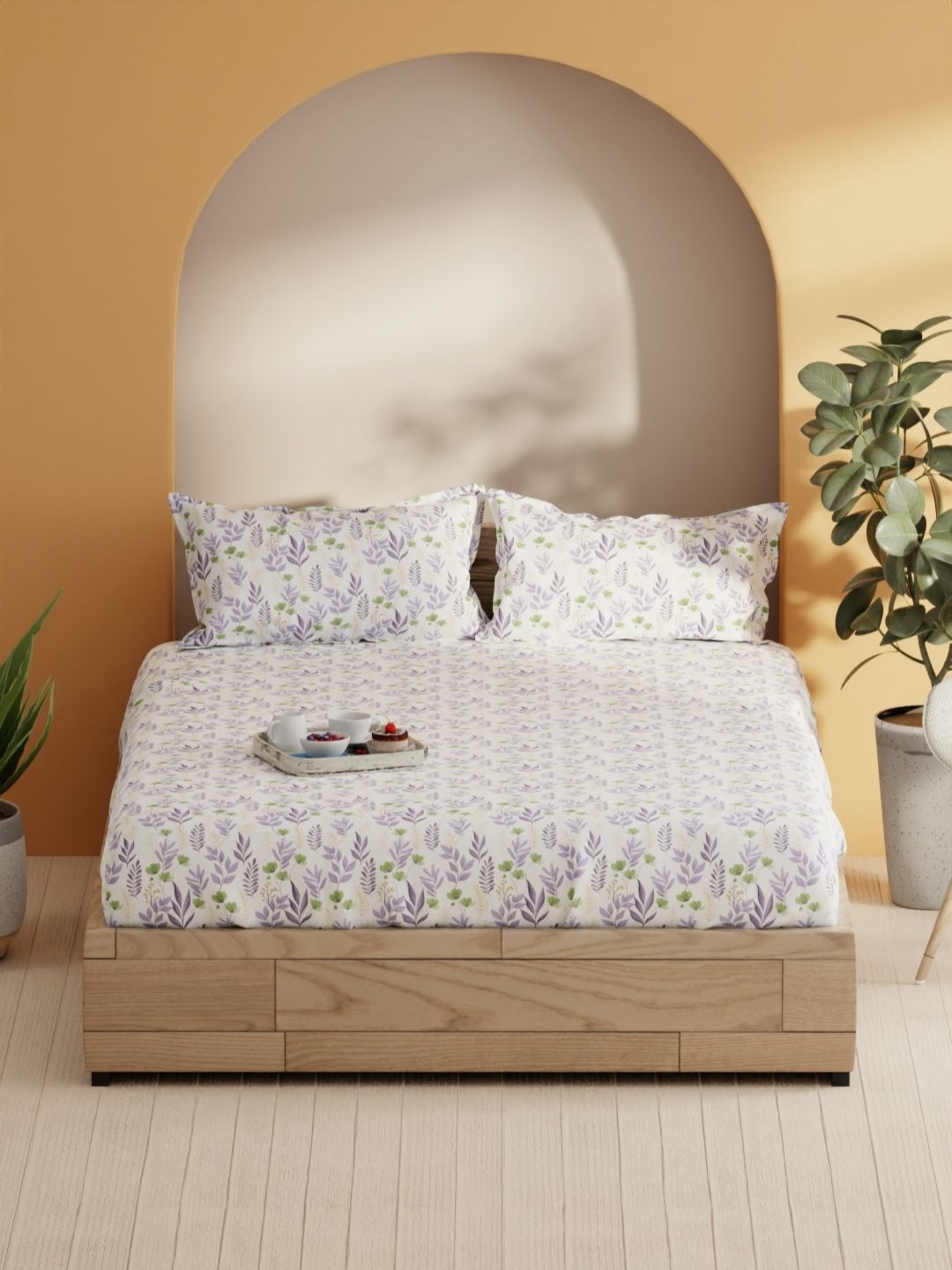 BIANCA Laquasa Green Floral Printed Pure Cotton 144 TC Queen Bedsheet Set 2.54 x 2.29 m
BIANCA Laquasa Green Floral Printed Pure Cotton 144 TC Queen Bedsheet Set 2.54 x 2.29 m