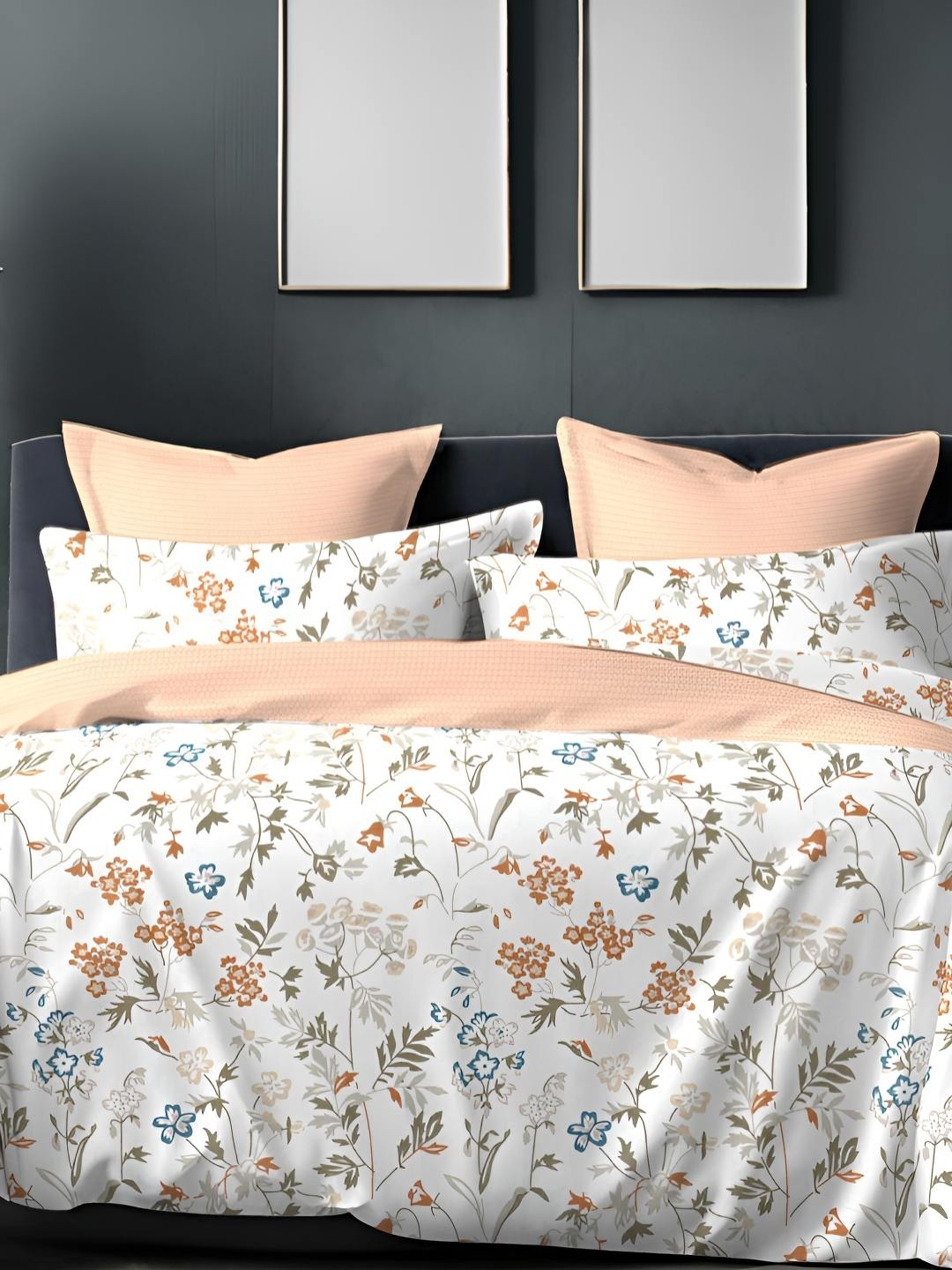 Sleeping Owls- because your sleep matters White & Peach-Coloured Floral 186 TC Queen Bedsheet with 2 Pillow
Sleeping Owls- because your sleep matters White & Peach-Coloured Floral 186 TC Queen Bedsheet with 2 Pillow