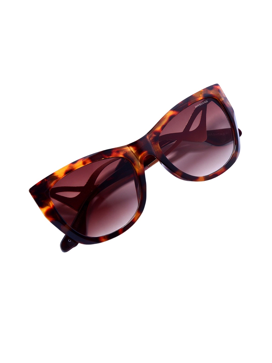 HASHTAG EYEWEAR Women Shield Sunglasses with UV Protected Lens 9230-C5 - KGFT-Havana, Brown
HASHTAG EYEWEAR Women Shield Sunglasses with UV Protected Lens 9230-C5 - KGFT-Havana, Brown