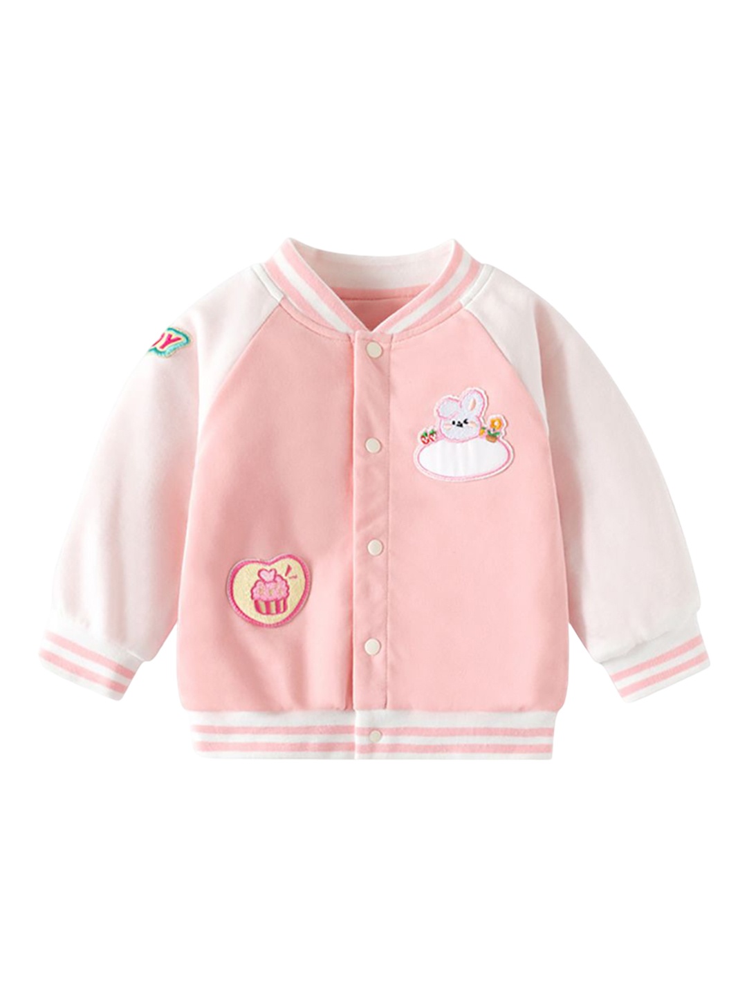 StyleCast x Revolte Girls Stand Collar Colourblocked Cotton Casual Varsity Jacket, Pink
StyleCast x Revolte Girls Stand Collar Colourblocked Cotton Casual Varsity Jacket, Pink