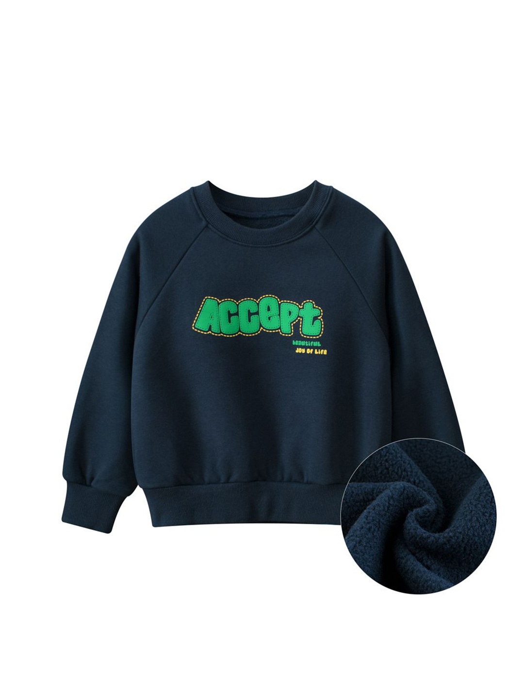 StyleCast x Revolte Boys Typography Printed Cotton Round Neck Pullover Sweatshirt, Navy blue
StyleCast x Revolte Boys Typography Printed Cotton Round Neck Pullover Sweatshirt, Navy blue