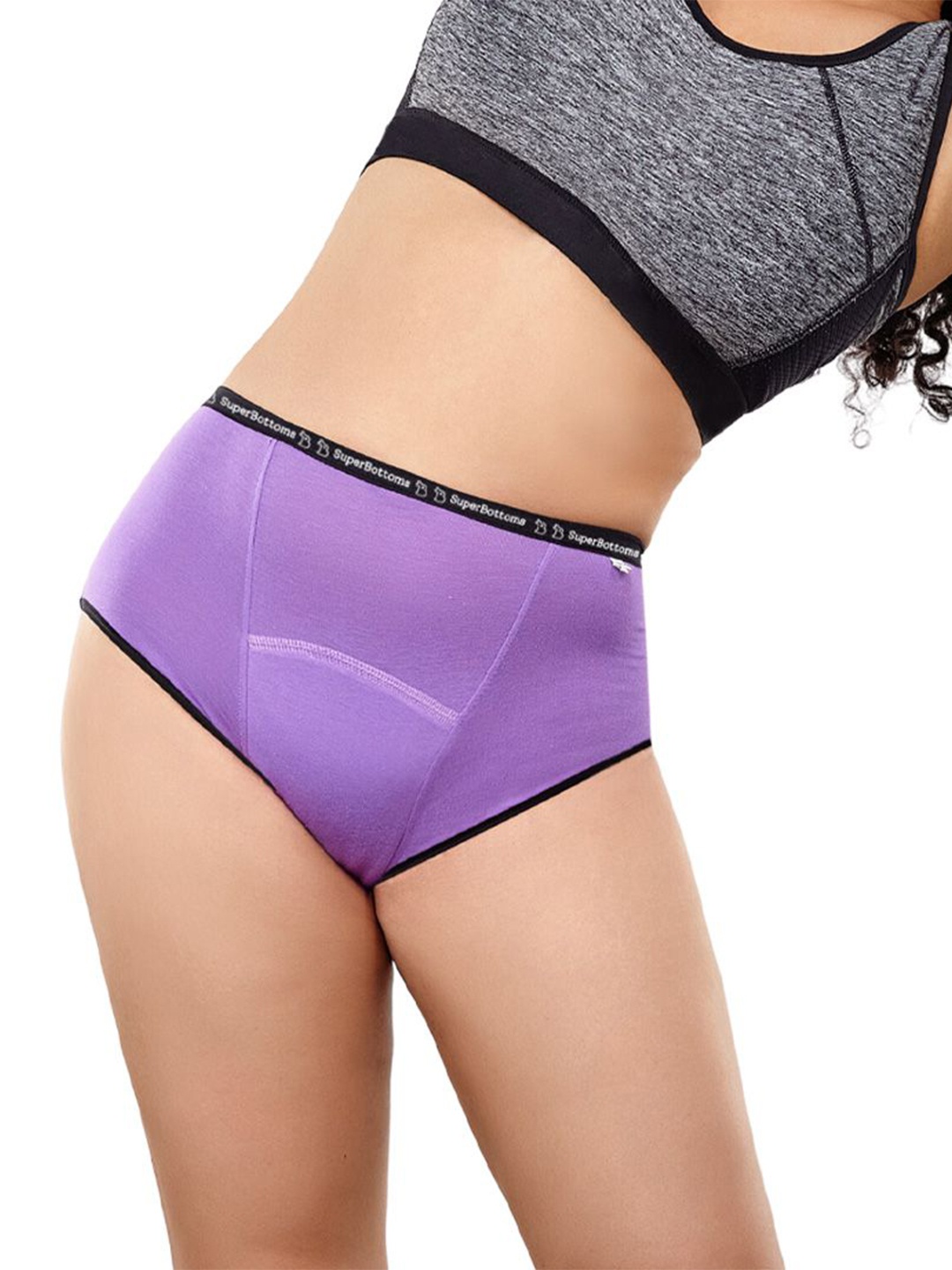 SuperBottoms Maxabsorb Period Underwear High Waist Leak-Free, 10 Detergent Sheets (Lilac), Purple
SuperBottoms Maxabsorb Period Underwear High Waist Leak-Free, 10 Detergent Sheets (Lilac), Purple