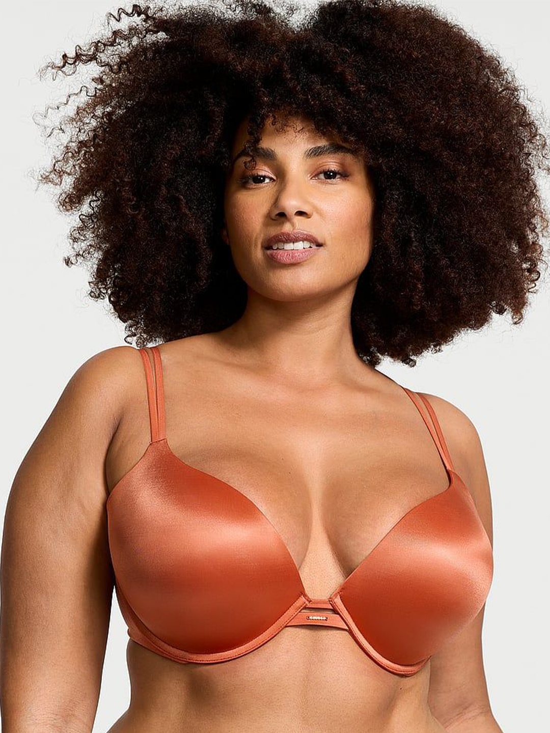Victoria's Secret Women Full Coverage Underwired Lightly Padded Push-Up Bra, Brown
Victoria's Secret Women Full Coverage Underwired Lightly Padded Push-Up Bra, Brown