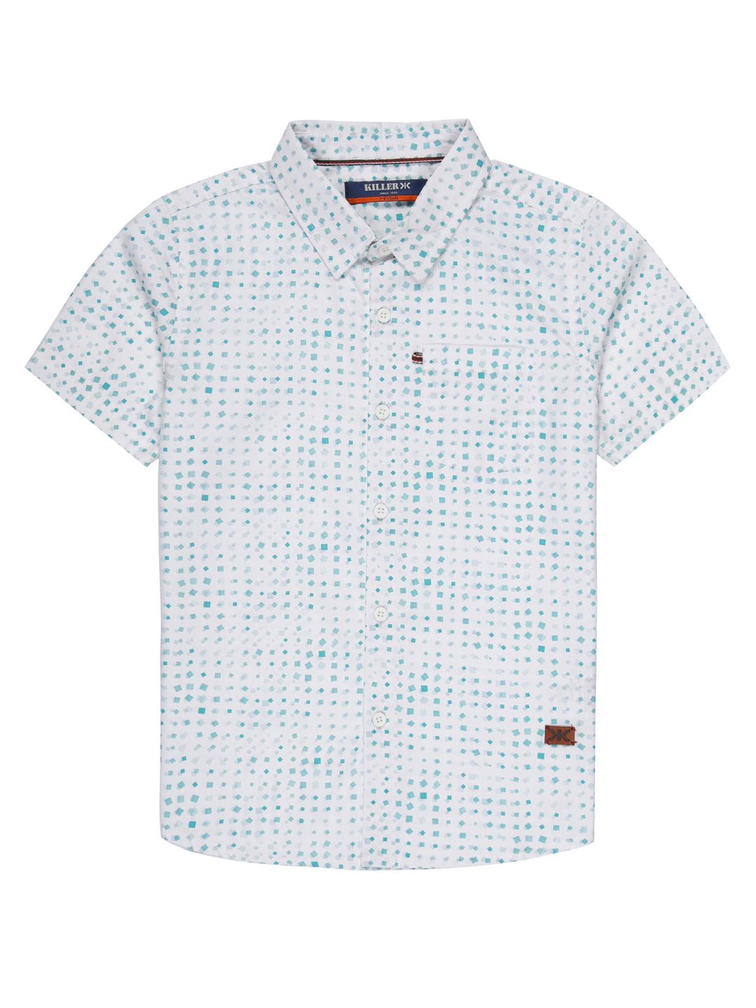 Killer Boys Premium Spread Collar Micro Ditsy Printed Cotton Casual Shirt, White
Killer Boys Premium Spread Collar Micro Ditsy Printed Cotton Casual Shirt, White