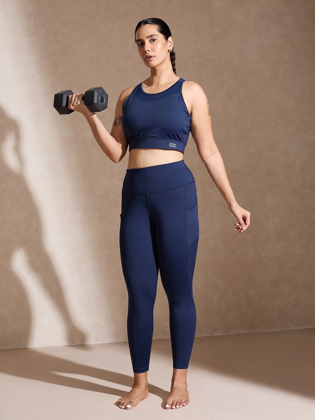 Silvertraq Women Full Coverage Heavily Padded Moisture Wicking Anti Odour Workout Bra, Navy blue
Silvertraq Women Full Coverage Heavily Padded Moisture Wicking Anti Odour Workout Bra, Navy blue