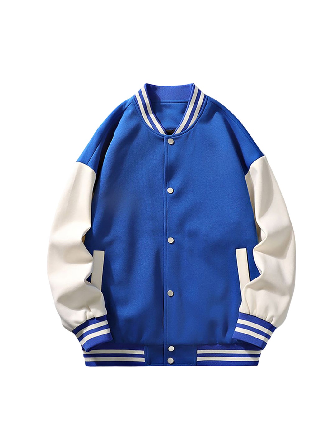 StyleCast x Revolte Men Stand Collar Colourblocked Cotton Casual Bomber Jacket, Blue
StyleCast x Revolte Men Stand Collar Colourblocked Cotton Casual Bomber Jacket, Blue