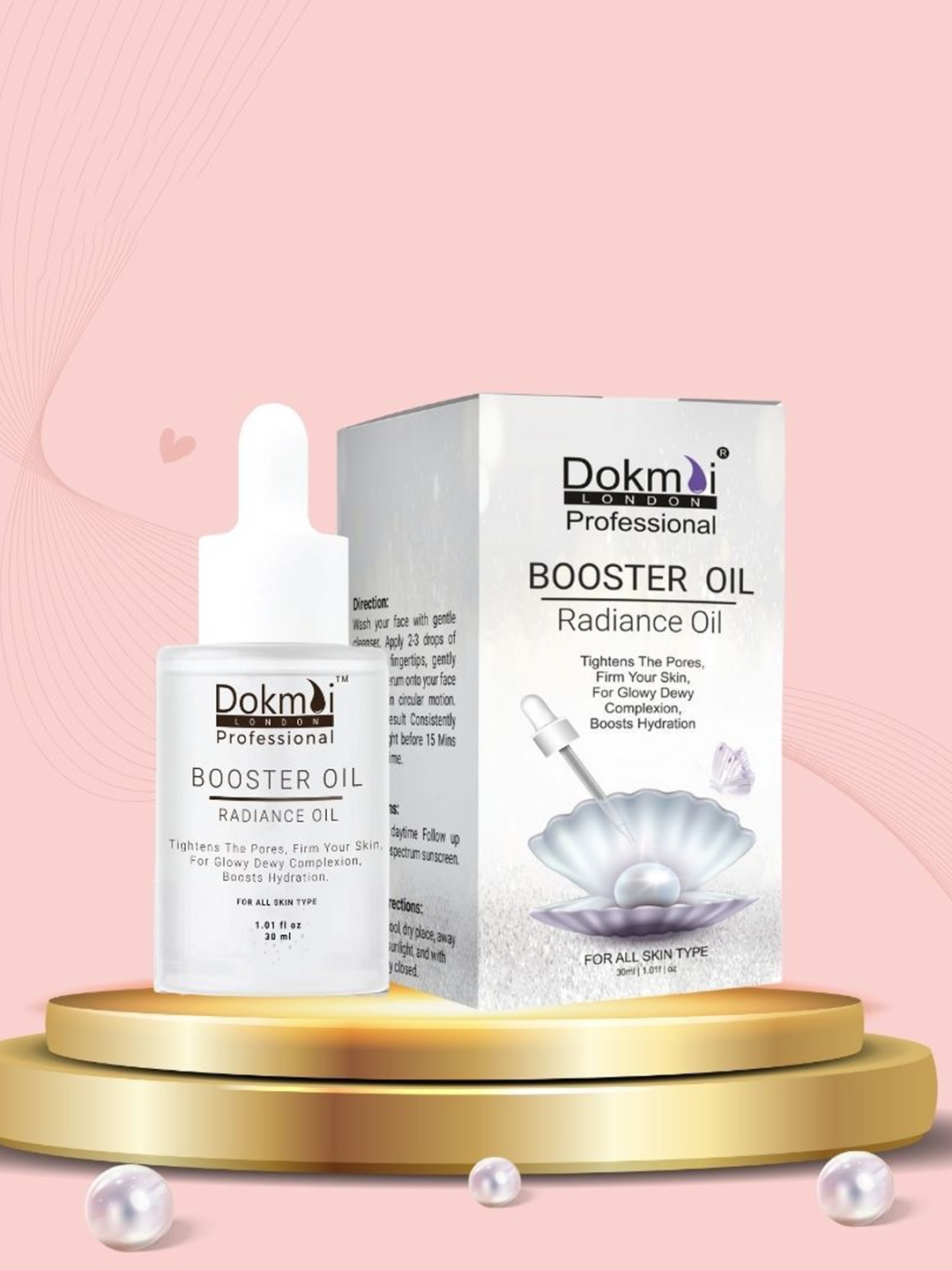 Dokmai London Set Of 2 Booster Radiance Oil For Anti-Aging - 30 ml Each, Transparent
Dokmai London Set Of 2 Booster Radiance Oil For Anti-Aging - 30 ml Each, Transparent
