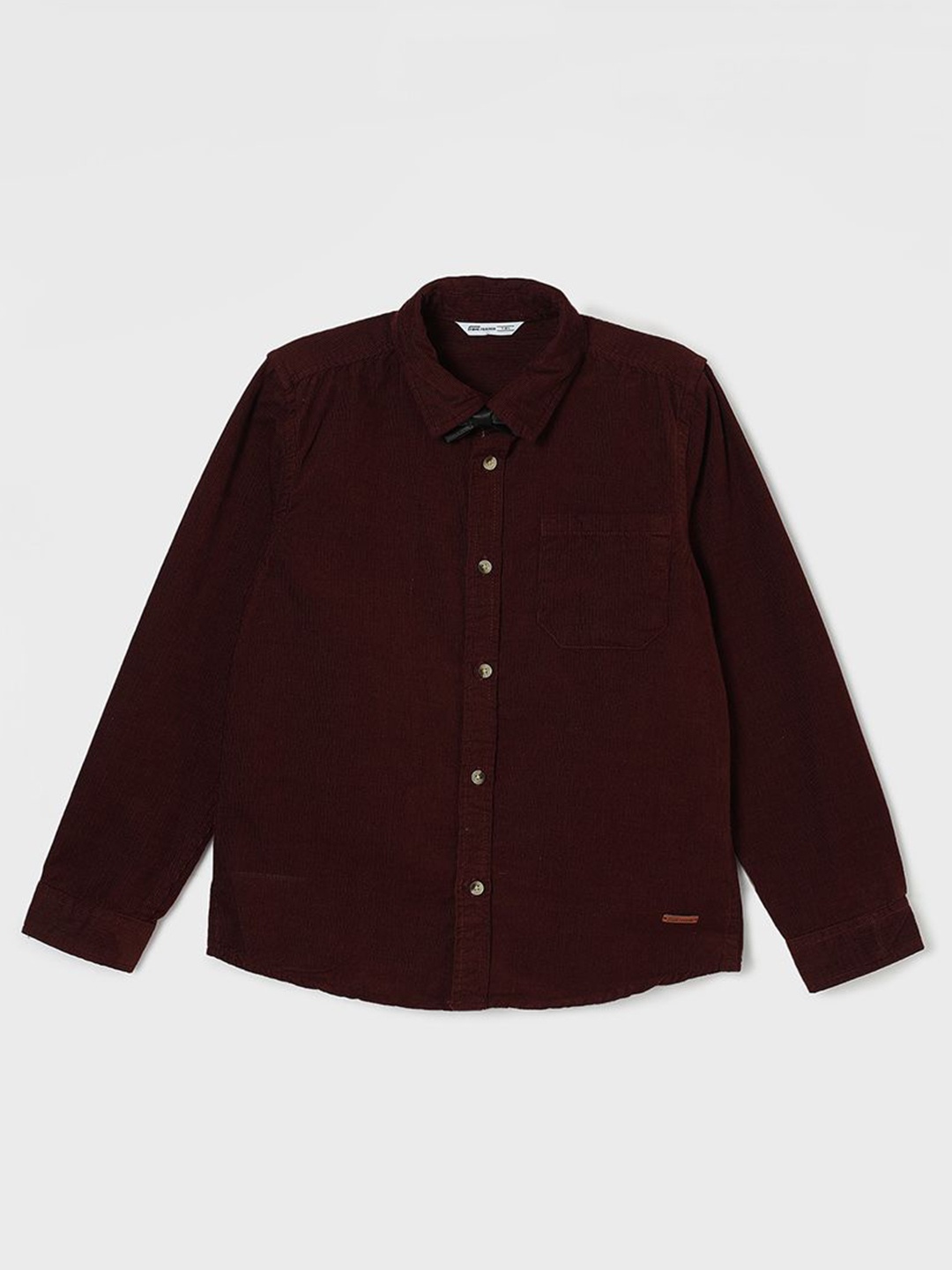 Fame Forever by Lifestyle Boys Spread Collar Textured Cotton Casual Shirt, Maroon
Fame Forever by Lifestyle Boys Spread Collar Textured Cotton Casual Shirt, Maroon