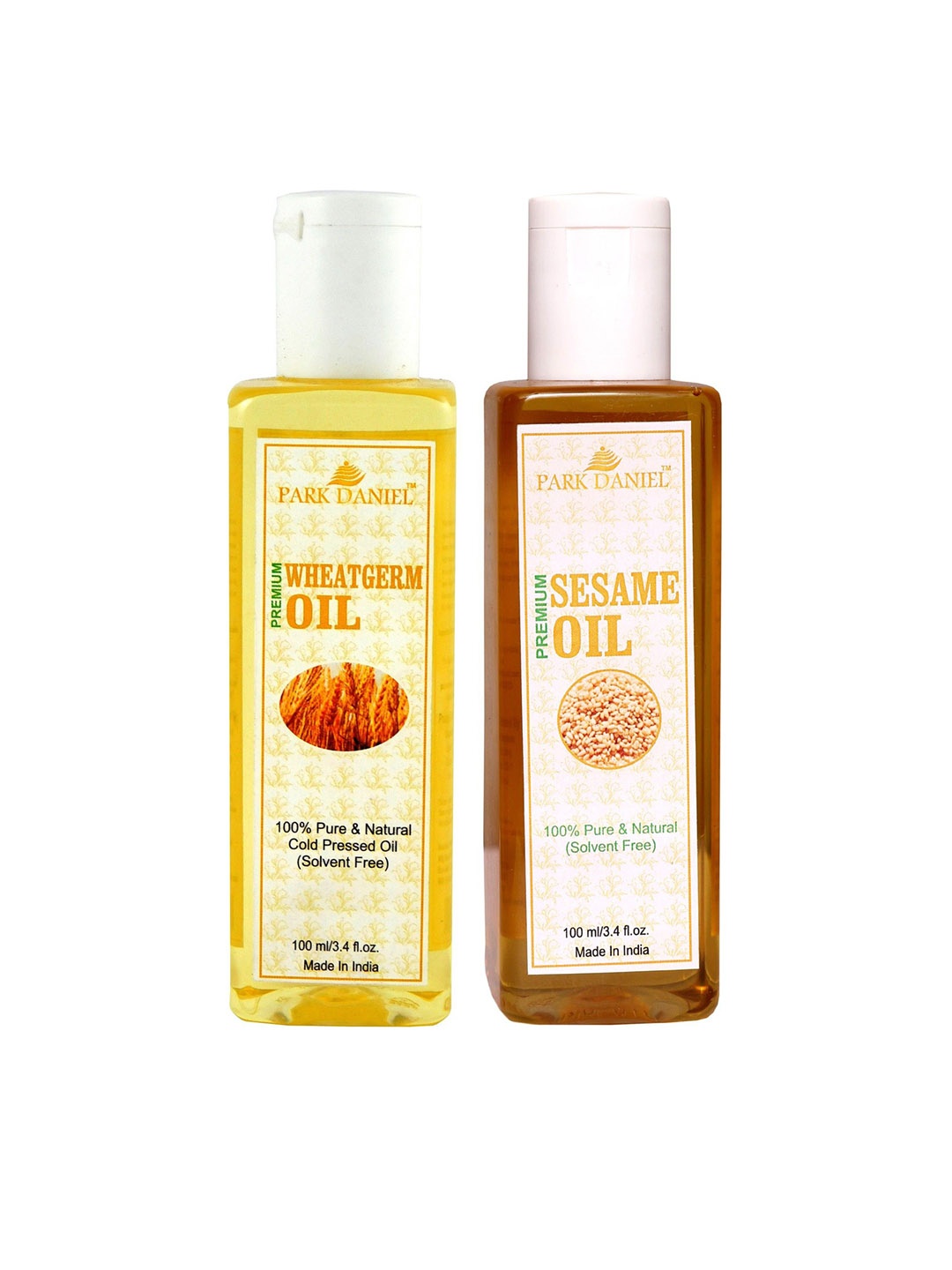 Park Daniel Set Of 2 Premium Wheatgerm Oil With Sesame Oil - 100 ml Each, Transparent
Park Daniel Set Of 2 Premium Wheatgerm Oil With Sesame Oil - 100 ml Each, Transparent