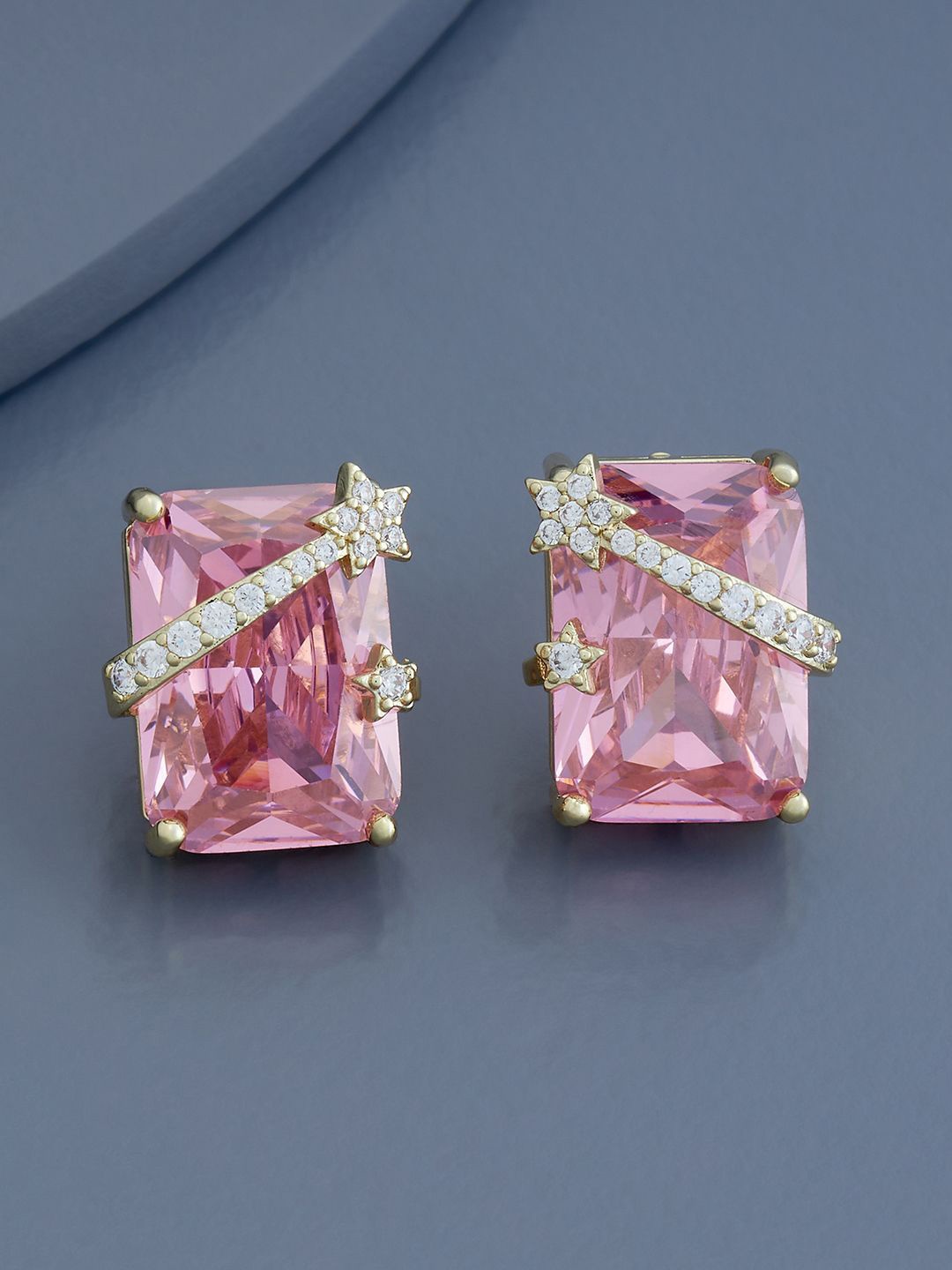 Kushal's Fashion Jewellery Gold-Plated Cubic Zirconia Stone Studded Square Studs
Kushal's Fashion Jewellery Gold-Plated Cubic Zirconia Stone Studded Square Studs