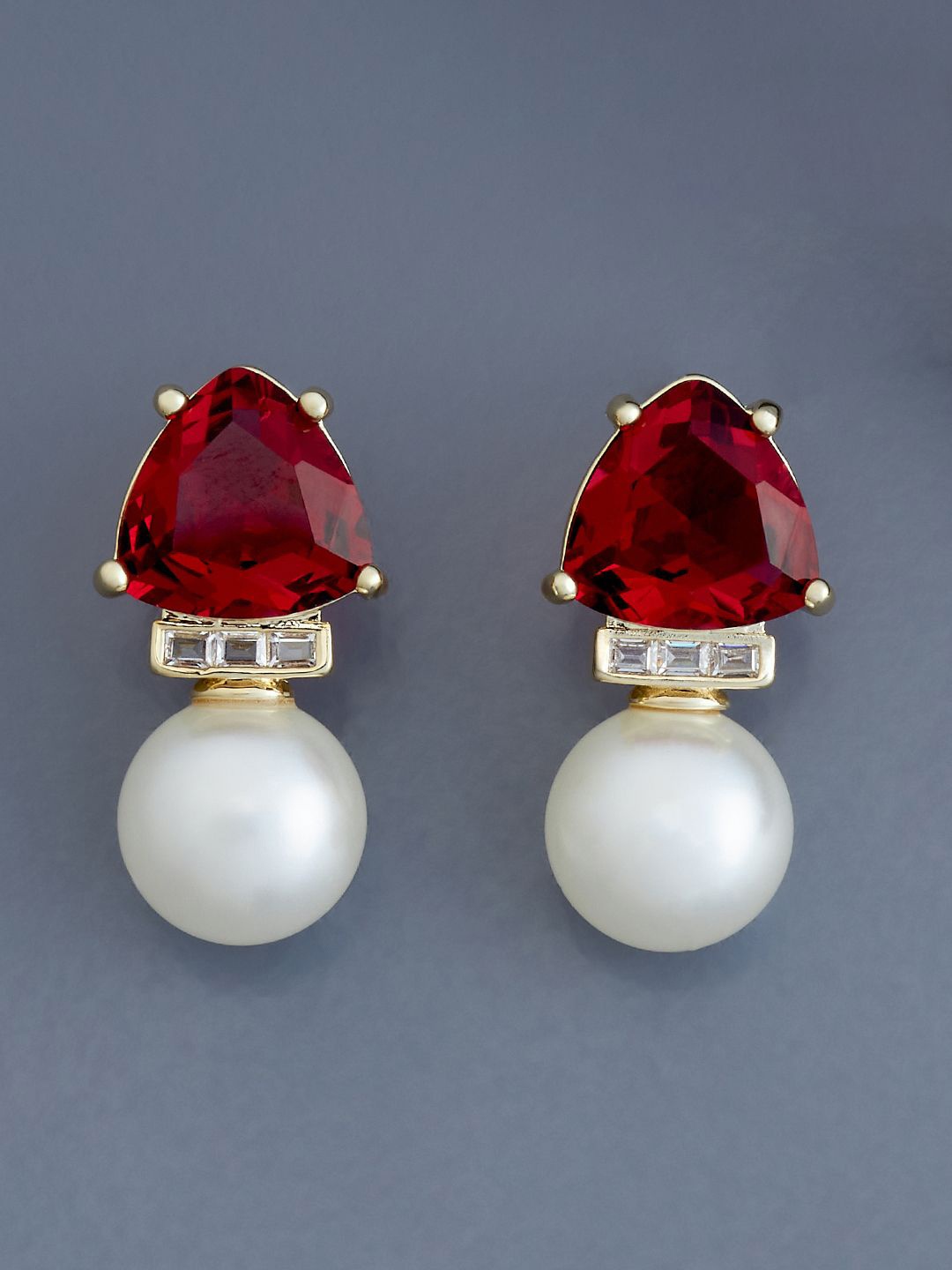 Kushal's Fashion Jewellery Gold Plated Cubic Zirconia Contemporary Drop Earrings
Kushal's Fashion Jewellery Gold Plated Cubic Zirconia Contemporary Drop Earrings