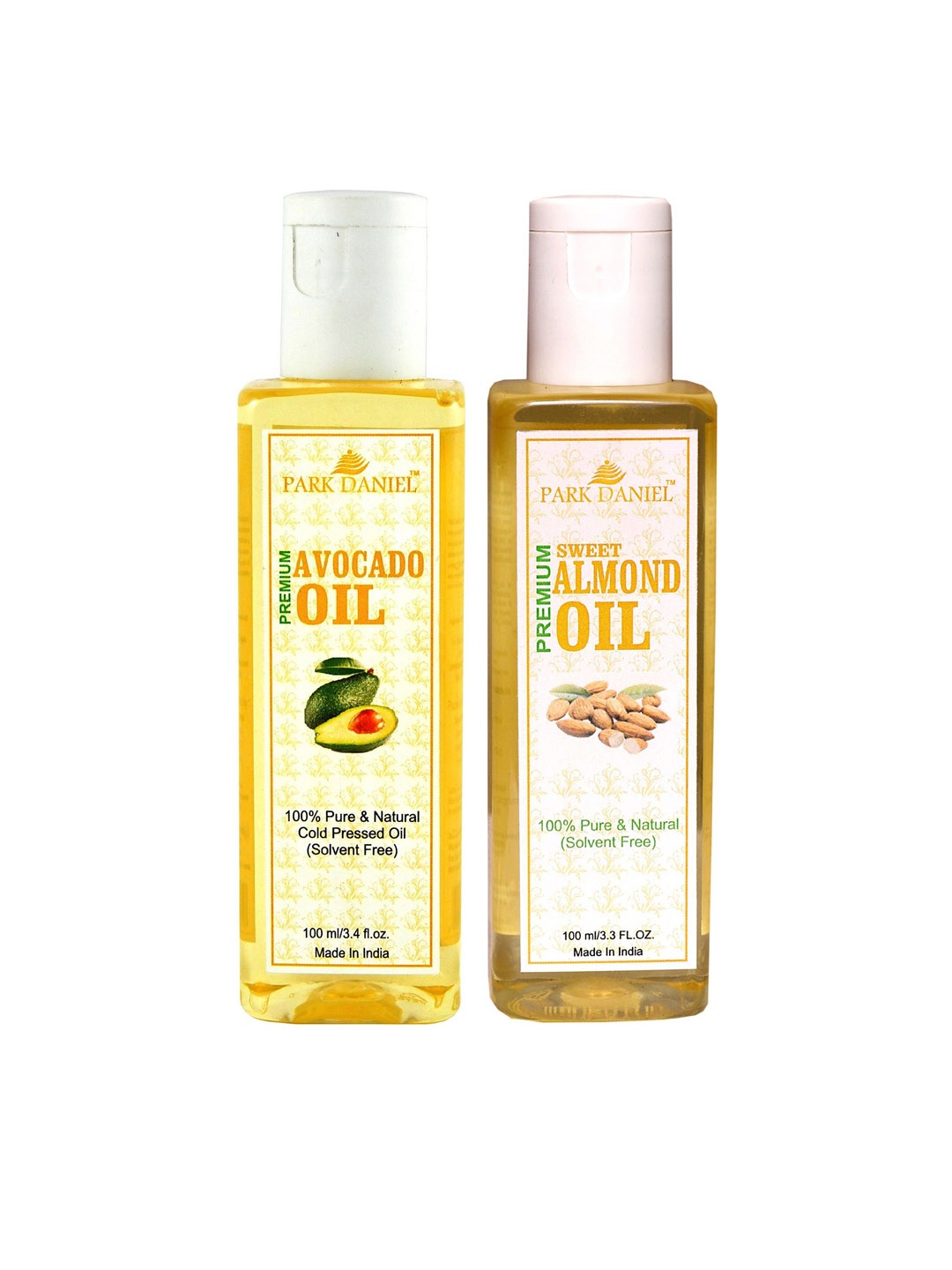 Park Daniel Set of 2 Premium Avocado Oil With Sweet Almond Oil - 100 ml Each, Transparent
Park Daniel Set of 2 Premium Avocado Oil With Sweet Almond Oil - 100 ml Each, Transparent