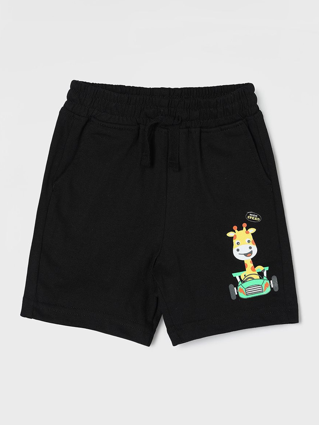 Juniors by Lifestyle Boys Printed Cotton Mid-Rise Regular Fit Knee Length Shorts, Black
Juniors by Lifestyle Boys Printed Cotton Mid-Rise Regular Fit Knee Length Shorts, Black