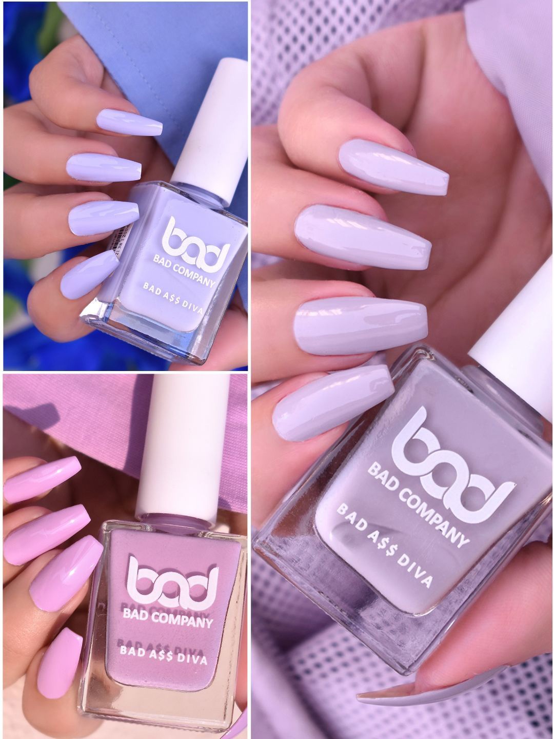 BAD COMPANY Set Of 3 No Toxin Nail Lacquer Nail Polish- 3.3 ml Each- Shade- 75- 88- 98, Blue
BAD COMPANY Set Of 3 No Toxin Nail Lacquer Nail Polish- 3.3 ml Each- Shade- 75- 88- 98, Blue