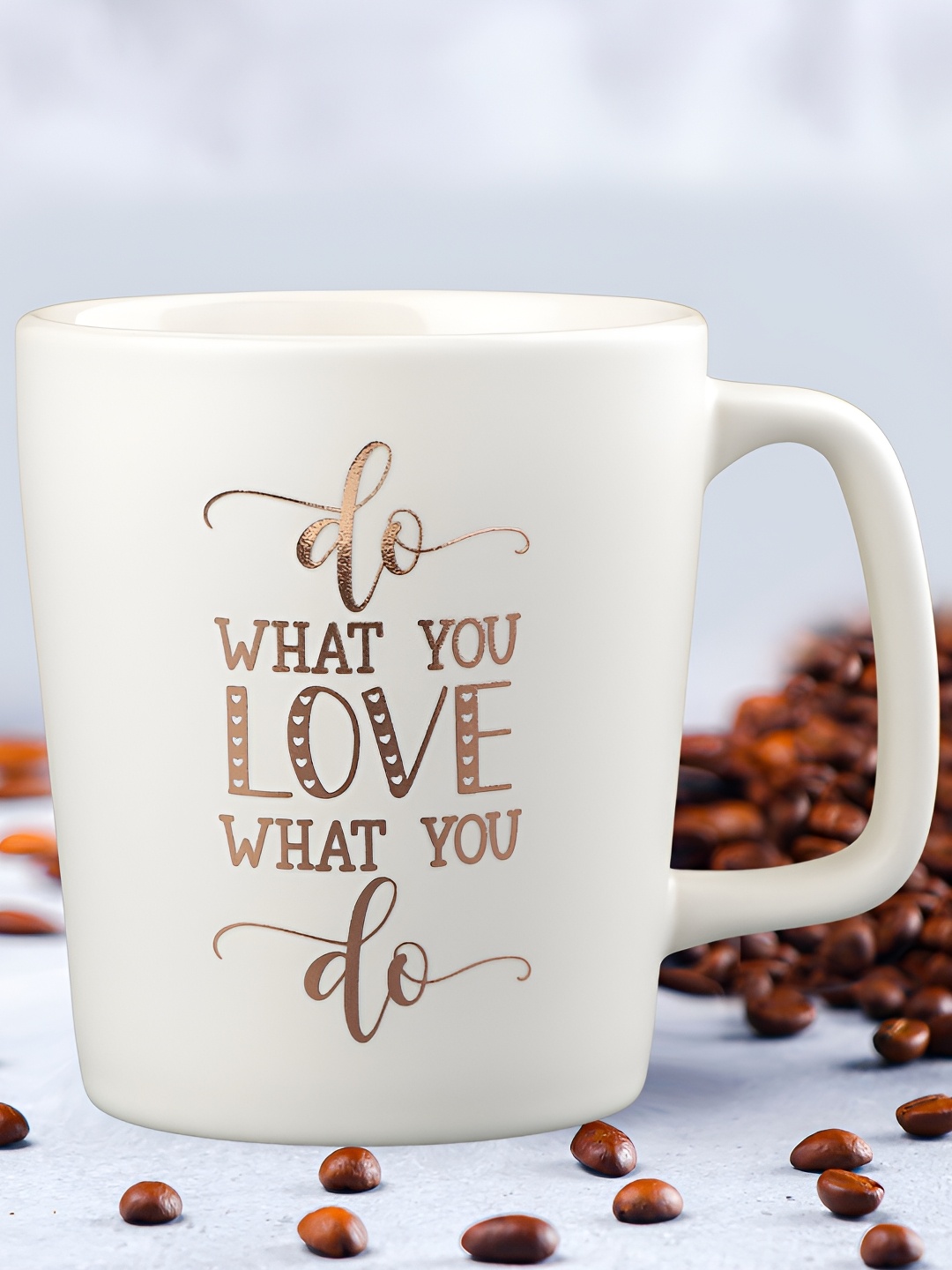Archies White & Rose Gold Text or Slogans Printed Ceramic Glossy Mug 350 ml
Archies White & Rose Gold Text or Slogans Printed Ceramic Glossy Mug 350 ml